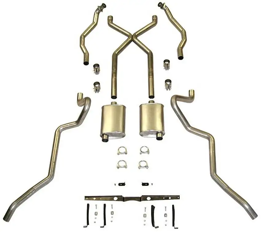 Fits 1955 - 1957 Chevrolet Full Size Exhaust System 63084