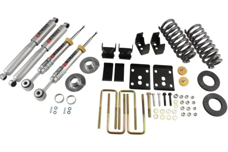 Belltech Ford F150 Ext/Quad Cabs 2WD Lowering Kit w/SP Shocks 2 or 3in F/5.5in R Drop