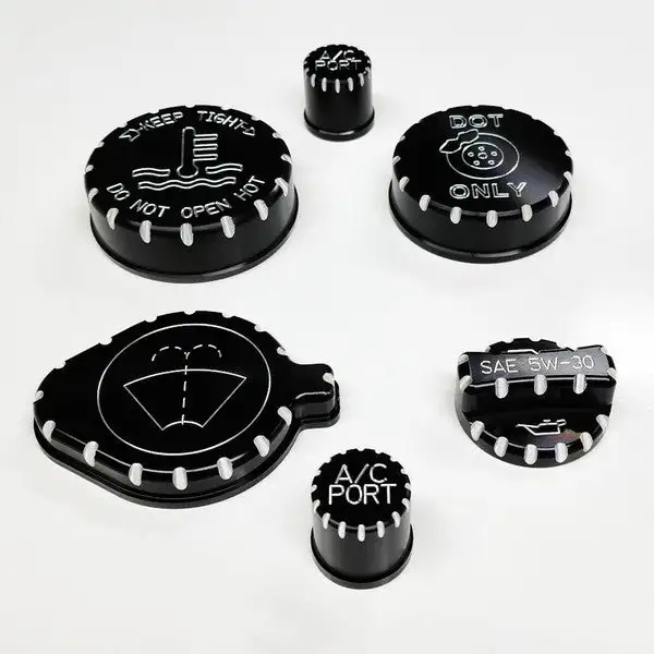 UPR Products 21-23 Ford Bronco 2.3 / 2.7 Engine Cap Cover Package 6pc Kit