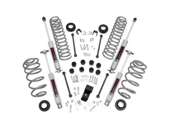 3.25 Inch Lift Kit | 6 Cyl | Jeep Wrangler TJ (03-06)/Wrangler Unlimited (04-06) - Rough Country - 644.20