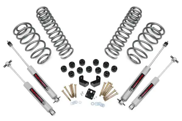 3.75 Inch Lift Kit | Combo | 4 Cyl | N3 | Jeep Wrangler TJ (97-06)/Wrangler Unlimited (04-06) - Rough Country - 646.20