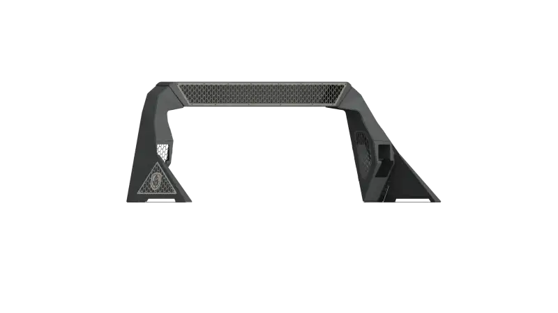 Road Armor 14-18 Chevy/GMC 1500 iD Headache Rack w/Bedrail Pods/40in Light Pod/Hyve Raw