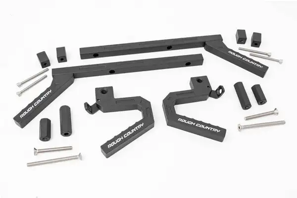 Grab Handles | Alum | FR & RR | Jeep Wrangler JK/Wrangler Unlimited  (07-18) - Rough Country - 6509