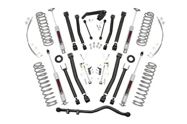 4 Inch Lift Kit | X-Series | Jeep Wrangler JK 4WD (2007-2018) - Rough Country - 67330