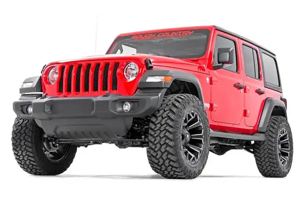 2.5 Inch Lift Kit | Spacers | Jeep Wrangler JL (18-23)/Wrangler Unlimited (18-23) - Rough Country - 67700