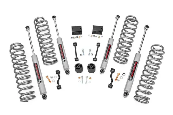 2.5 Inch Lift Kit | Coils | Jeep Wrangler Unlimited 4WD (2018-2023) - Rough Country - 67731
