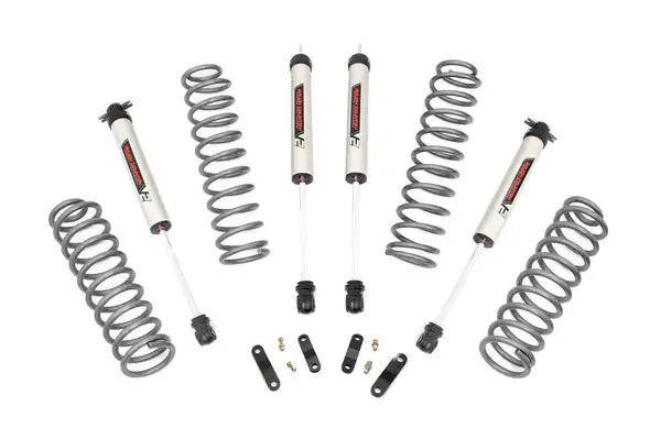 2.5 Inch Lift Kit | Coils | V2 | Jeep Wrangler JK 4WD (2007-2018) - Rough Country - 67870