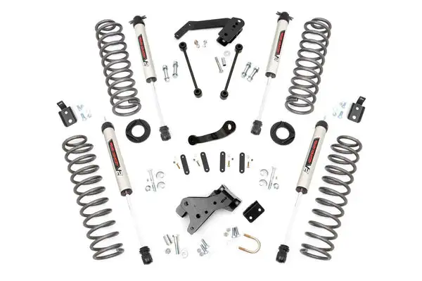 4 Inch Lift Kit | V2 | Jeep Wrangler Unlimited 2WD/4WD (2007-2018) - Rough Country - 68170