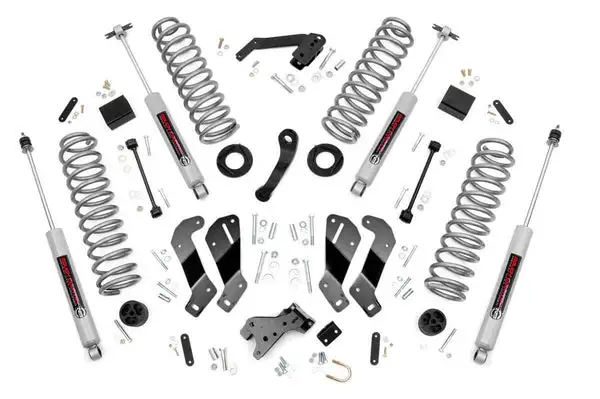 3.5 Inch Lift Kit | Jeep Wrangler Unlimited 2WD/4WD (2007-2018) - Rough Country - 69430