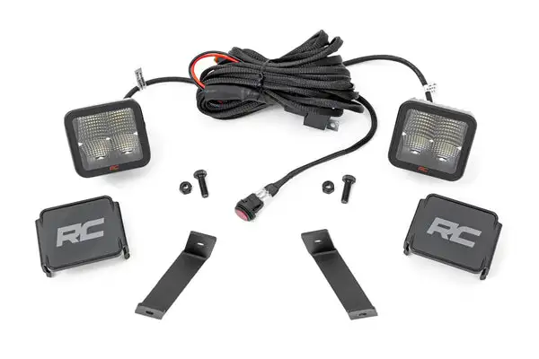 LED Light Kit | Ditch Mount | 2" Spectrum Pair | Spot | Jeep Cherokee KL (14-21) - Rough Country - 70084