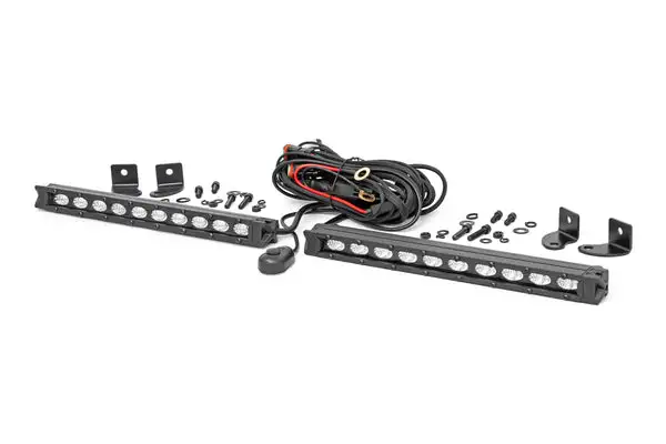 10 Inch Black Series LED Light Bar | Slim Line| Pair - Rough Country - 70410ABL