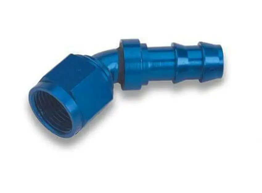 Earls Super Stock™ 45 Degree -6 Female to 3/8 Barb - 704667ERL