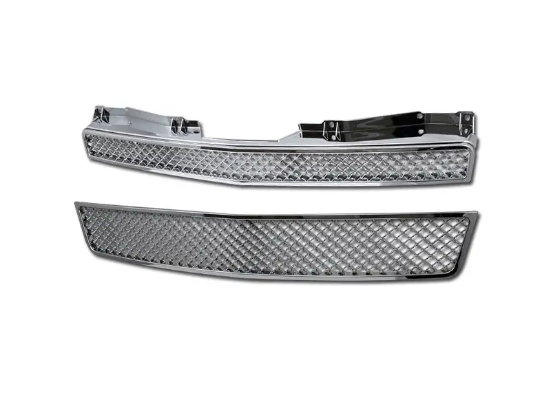 Armordillo 2007-2014 Chevy Avalanche Mesh Grille Chrome