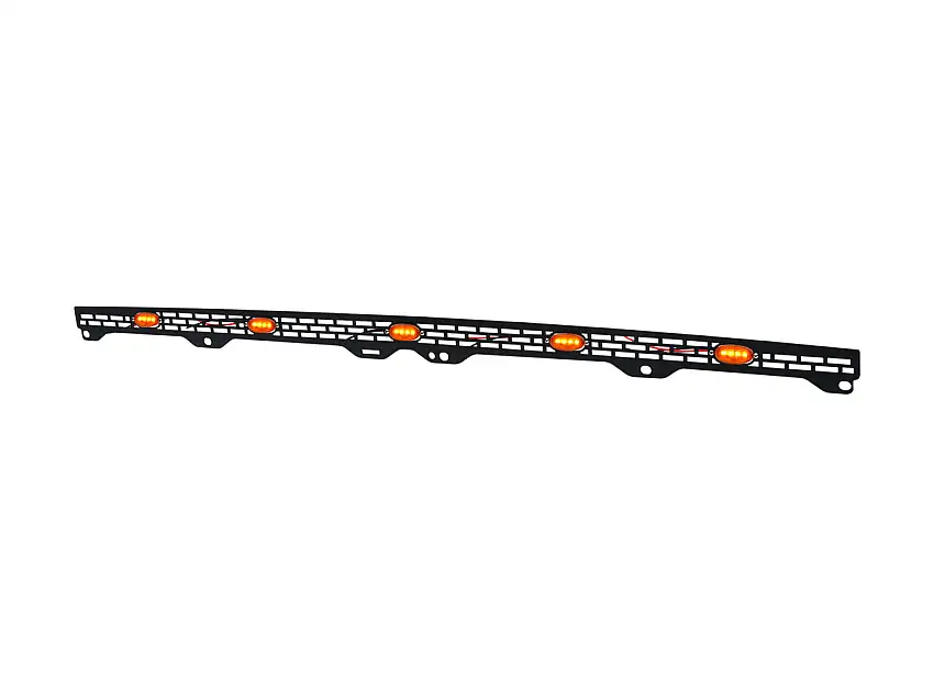 Armordillo 2014-2020 Toyota Tundra Hood Insert W/Smoke Lights