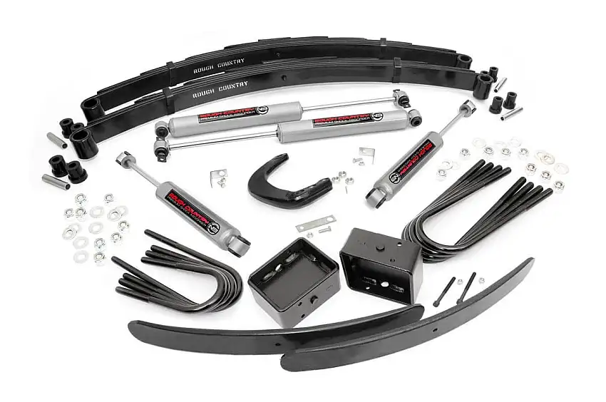 6 Inch Lift Kit - Rear Blocks - Chevy GMC 3 4-Ton Suburban C25 K25 Truck (73-76)