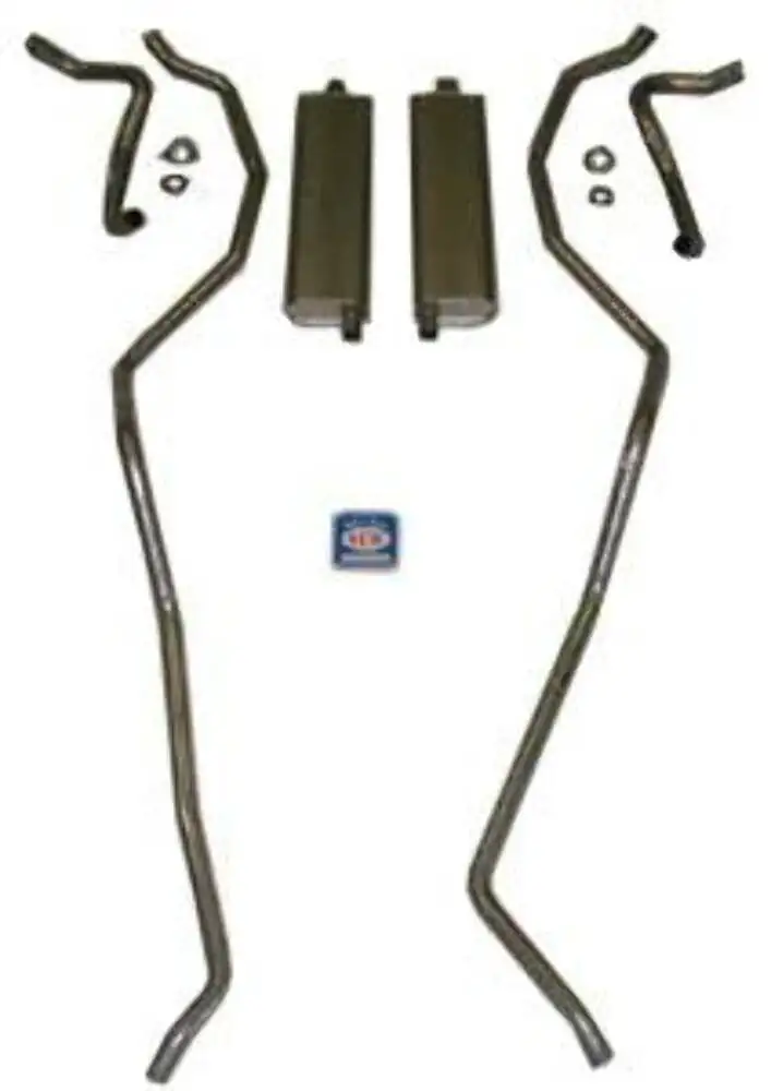 Fits 1959 Chevrolet Full Size Exhaust System 8 cyl. 283 dual 73002