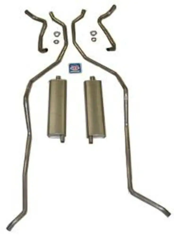 Fits 1959 Chevrolet Full Size Exhaust System 8 cyl. 348 dual 73011