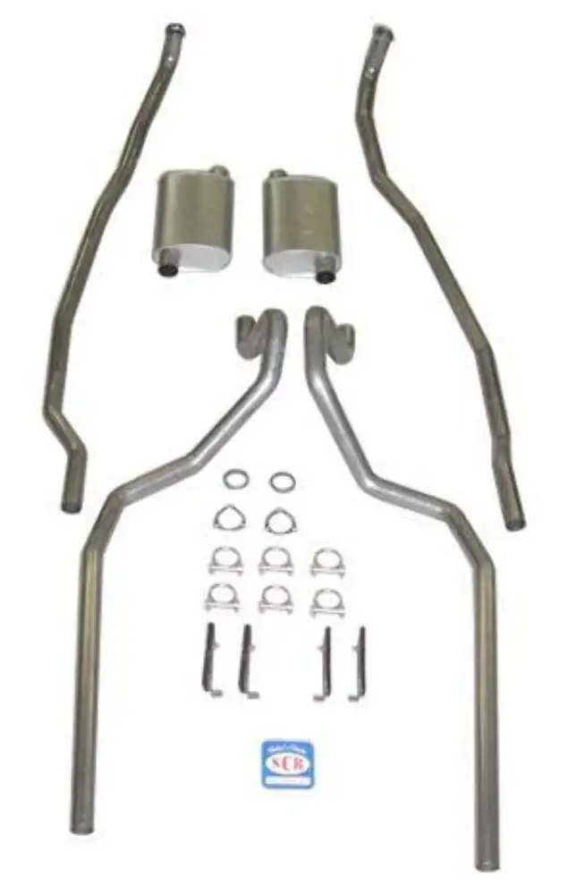 Fits 1965 - 1966 Chevrolet Full Size Exhaust System 73029