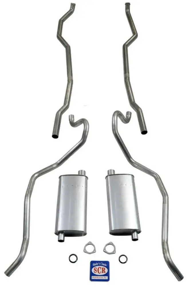 Fits 1965-1966 Full Size Chevrolet Convertible Exhaust System 73088