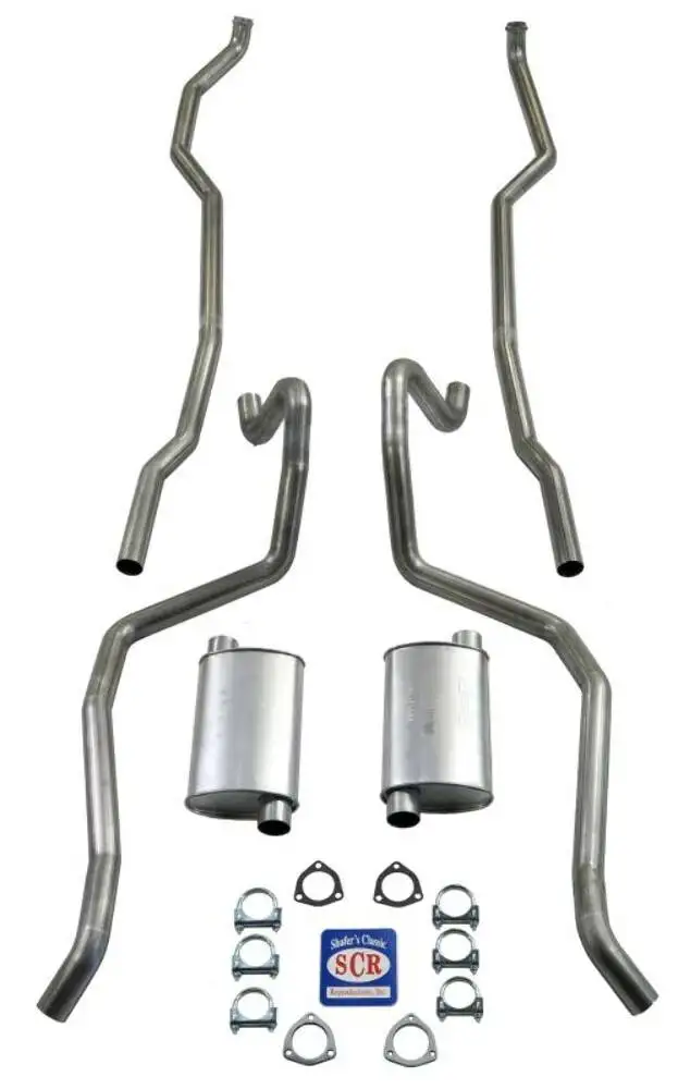 Fits 1965-1966 Full Size Chevrolet Convertible Exhaust System 73090