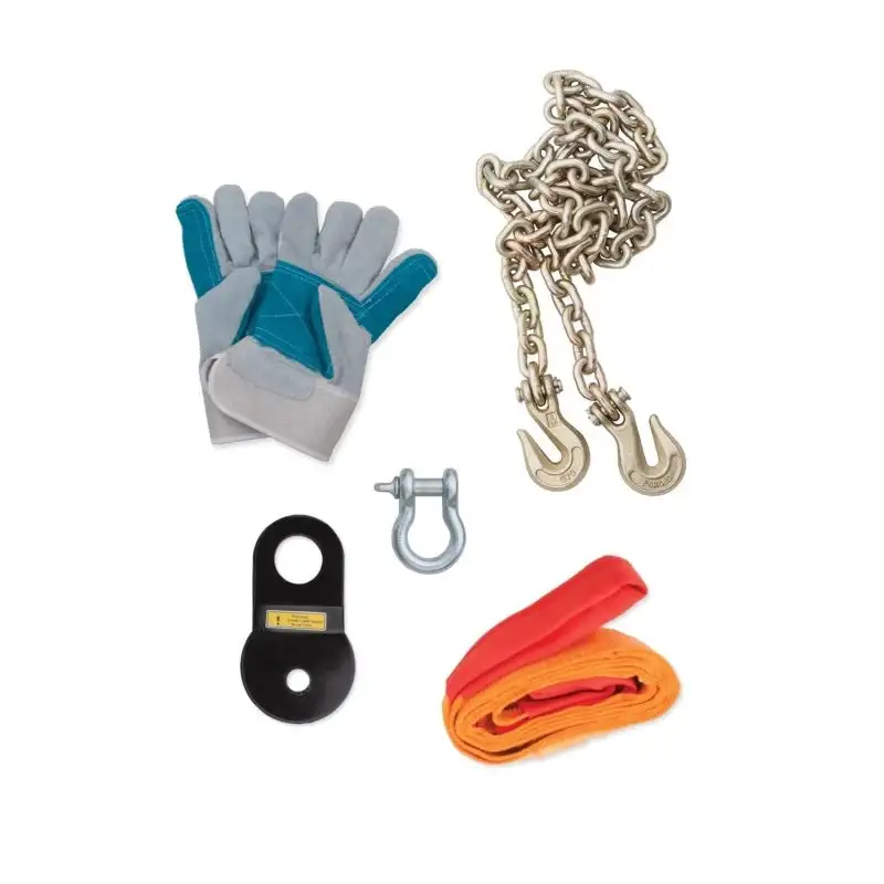 Rampage Universal Recovery Winch Accessory Kit - Black