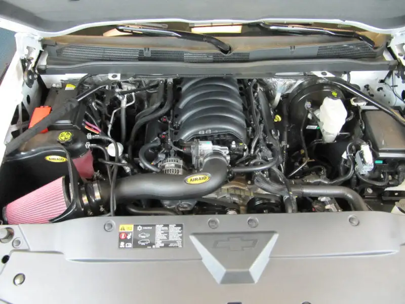 Airaid 2014+ GM 1500 Pickup/ 2015 GM Tahoe/Yukon 5.3L MXP Intake System w/ Tube (Dry / Red Media)