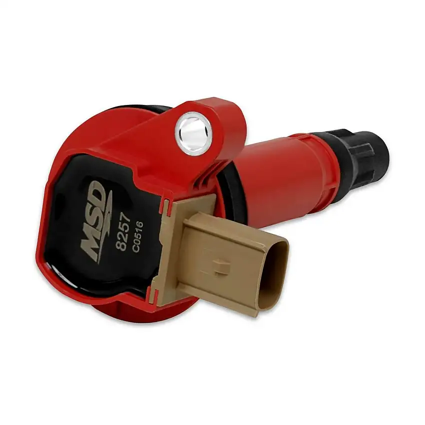 MSD Ignition Coil 2010-2016 Ford 3.5L V6 Ecoboost engines, Red, individual 8257