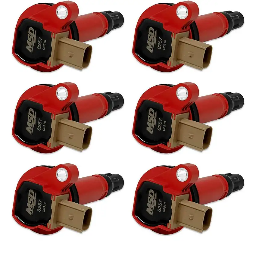 MSD Ignition Coils For F150 3.5 EcoBoost 2011 2012 2013 2014 3-Pin Connect 82576