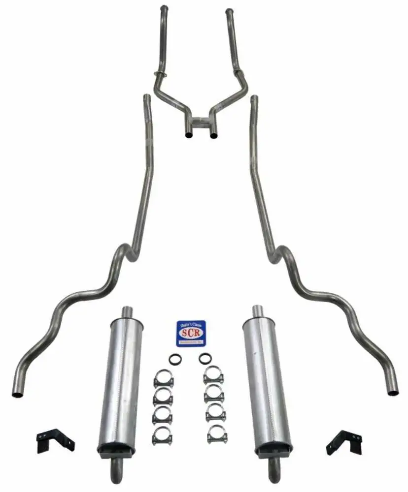 Fits 1963-64 Full Size Ford 2" Exhaust System Hardtop 83020