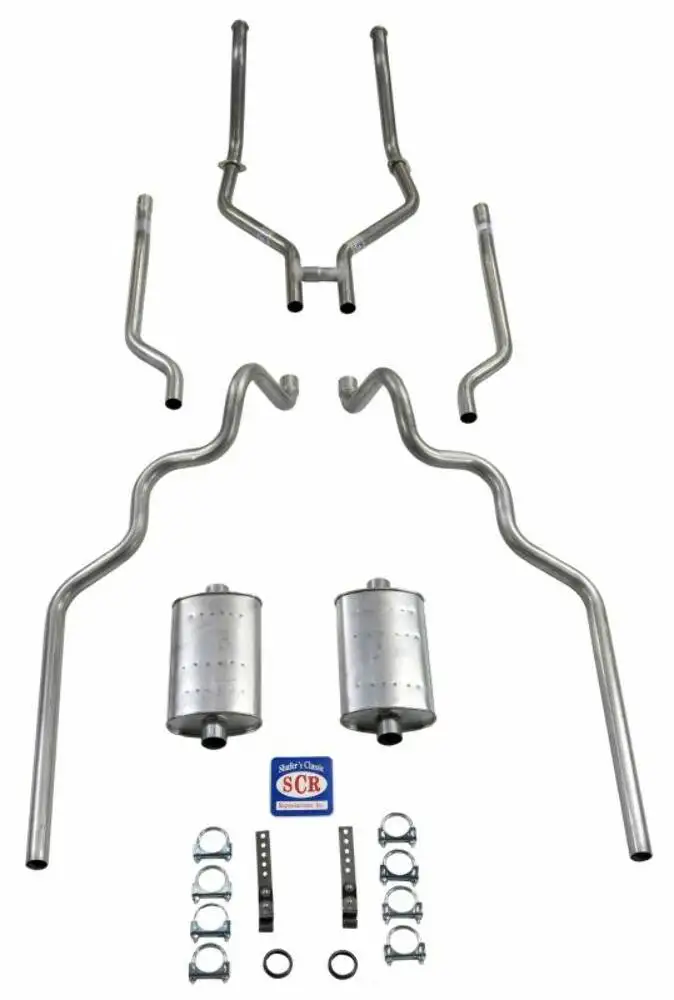 Fits 1963-64 Full Size Ford 2" Turbo exhaust system 83029