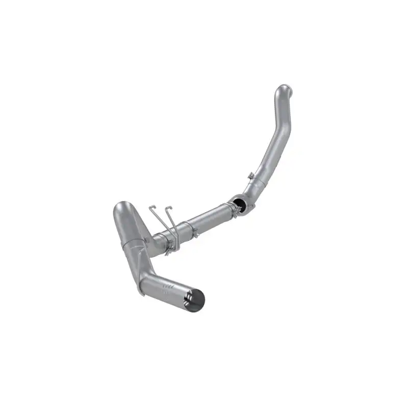 MBRP 08-10 F250/F350/F450 6.4L PS AL Steel 4in Filter-Back Single Side - No Muffler w/ DP