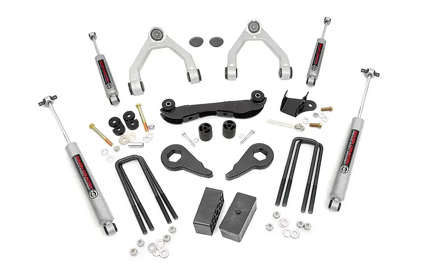 2-3 Inch Lift Kit - Rear Blocks - Chevy GMC C1500 K1500 Truck SUV