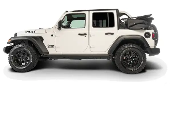 Wrangler JK eTop Jeep For 07-18 Wrangler JK 4-Door Fastback Black eTop - eTop - 94300-17