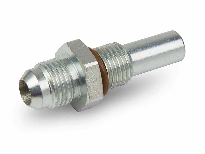 Earls Straight Transmission Adapter-6 Male to 1/4-18NPSM Male-LongRear-961981ERL