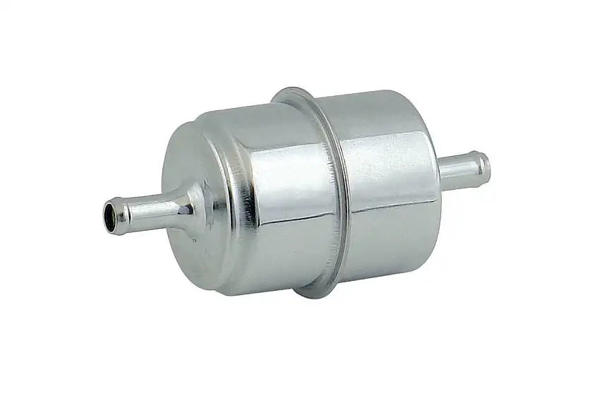 Mr. Gasket 9745 Mr. Gasket Chrome Fuel Filter - Fits 5/16 Inch Hose