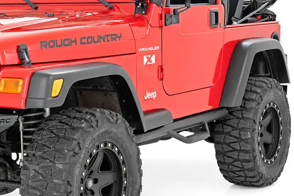 Fender Flares | 5.5" Wide | Jeep Wrangler TJ (97-06)/Wrangler Unlimited (04-06) - Rough Country - 99033