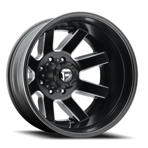 Dually Wheels 17X6.5 Maverick Dually D538 8 On 200 Black Milled 142 Bore -178 Offset 7 Spoke Outer Dually Fuel Off Road Wheels - D53817659230