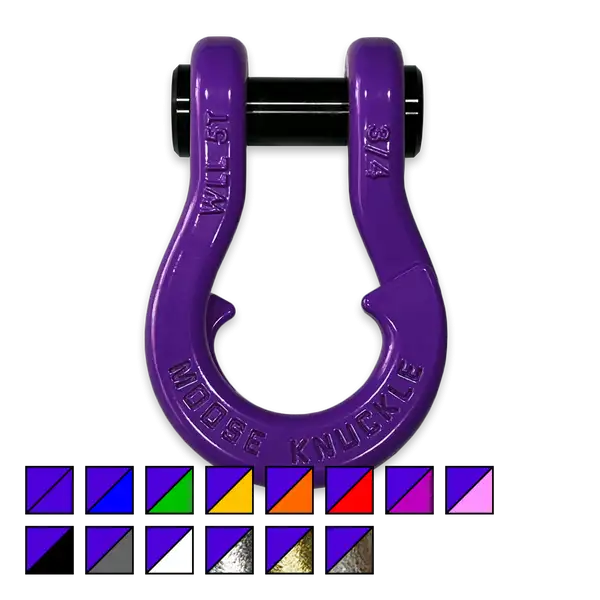 Jowl Recovery Split Shackle 3/4 Grape Escape Moose Knuckle Offroad - Moose Knuckle Offroad - FN000020-004
