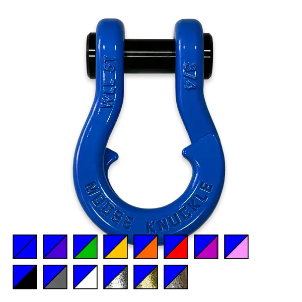 Jowl Recovery Split Shackle 3/4 Blue Balls Moose Knuckle Offroad - Moose Knuckle Offroad - FN000020-005