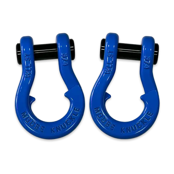 Jowl Recovery Split Shackle 3/4 Blue Balls and Blue Balls Combo Moose Knuckle Offroad - Moose Knuckle Offroad - FN000020-066
