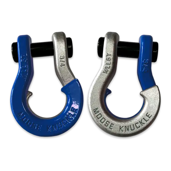 Jowl Recovery Split Shackle 3/4 Blue Balls and Nice Gal Combo Moose Knuckle Offroad - Moose Knuckle Offroad - FN000020-076