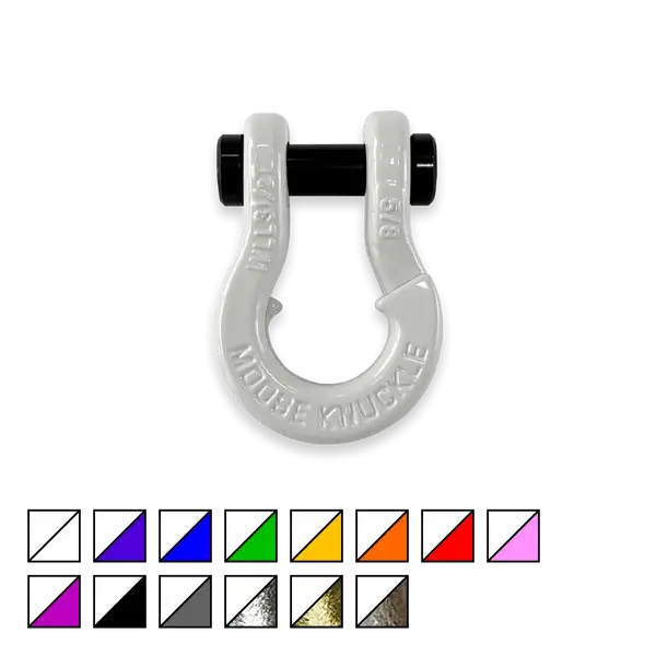 Jowl SxS Recovery Split Shackle 5/8 Pure White Moose Knuckle Offroad - Moose Knuckle Offroad - FN000025-003