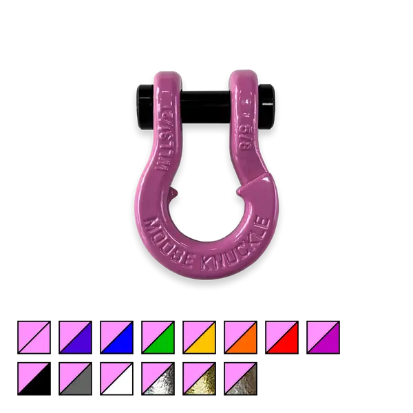 Jowl SxS Recovery Split Shackle 5/8 Pretty Pink Moose Knuckle Offroad - Moose Knuckle Offroad - FN000025-010