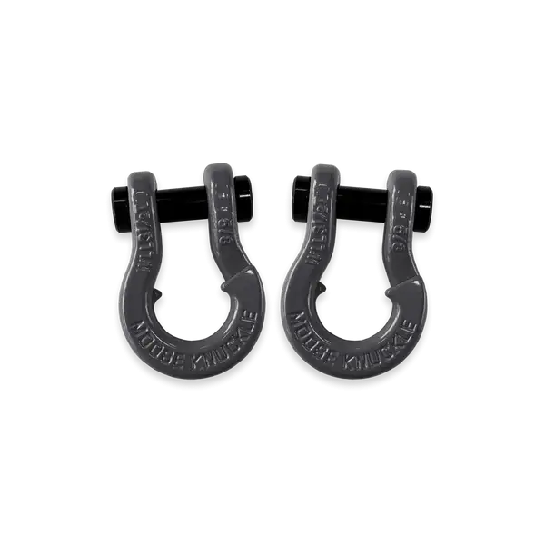 Jowl SxS Recovery Split Shackle 5/8 Gun Gray and Gun Gray Combo Moose Knuckle Offroad - Moose Knuckle Offroad - FN000025-027