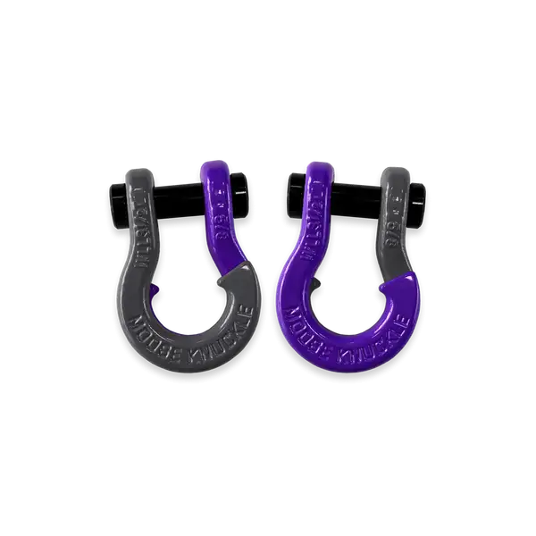 Jowl SxS Recovery Split Shackle 5/8 Gun Gray and Grape Escape Combo Moose Knuckle Offroad - Moose Knuckle Offroad - FN000025-030