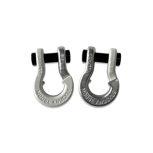 Jowl SxS Recovery Split Shackle 5/8 Pure White and Nice Gal Combo Moose Knuckle Offroad - Moose Knuckle Offroad - FN000025-050
