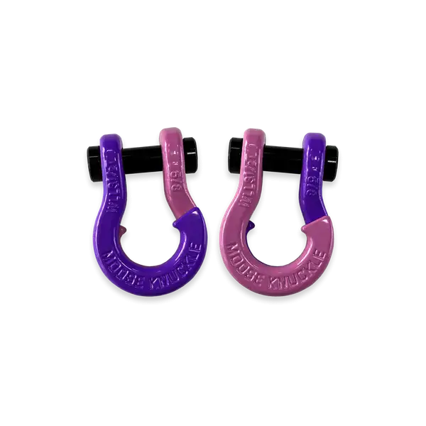 Jowl SxS Recovery Split Shackle 5/8 Grape Escape and Pretty Pink Combo Moose Knuckle Offroad - Moose Knuckle Offroad - FN000025-062