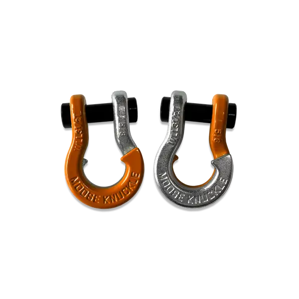 Jowl SxS Recovery Split Shackle 5/8 Obscene Orange and Nice Gal Combo Moose Knuckle Offroad - Moose Knuckle Offroad - FN000025-115
