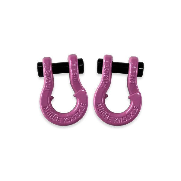 Jowl SxS Recovery Split Shackle 5/8 Pretty Pink and Pretty Pink Combo Moose Knuckle Offroad - Moose Knuckle Offroad - FN000025-131