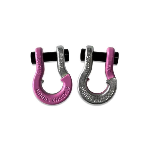 Jowl SxS Recovery Split Shackle 5/8 Pretty Pink and Nice Gal Combo Moose Knuckle Offroad - Moose Knuckle Offroad - FN000025-141